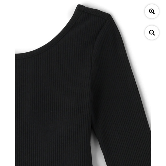 The Children’s Place Girls Black Floral Dress Size Medium (7-8) NWT - Picture 2 of 3